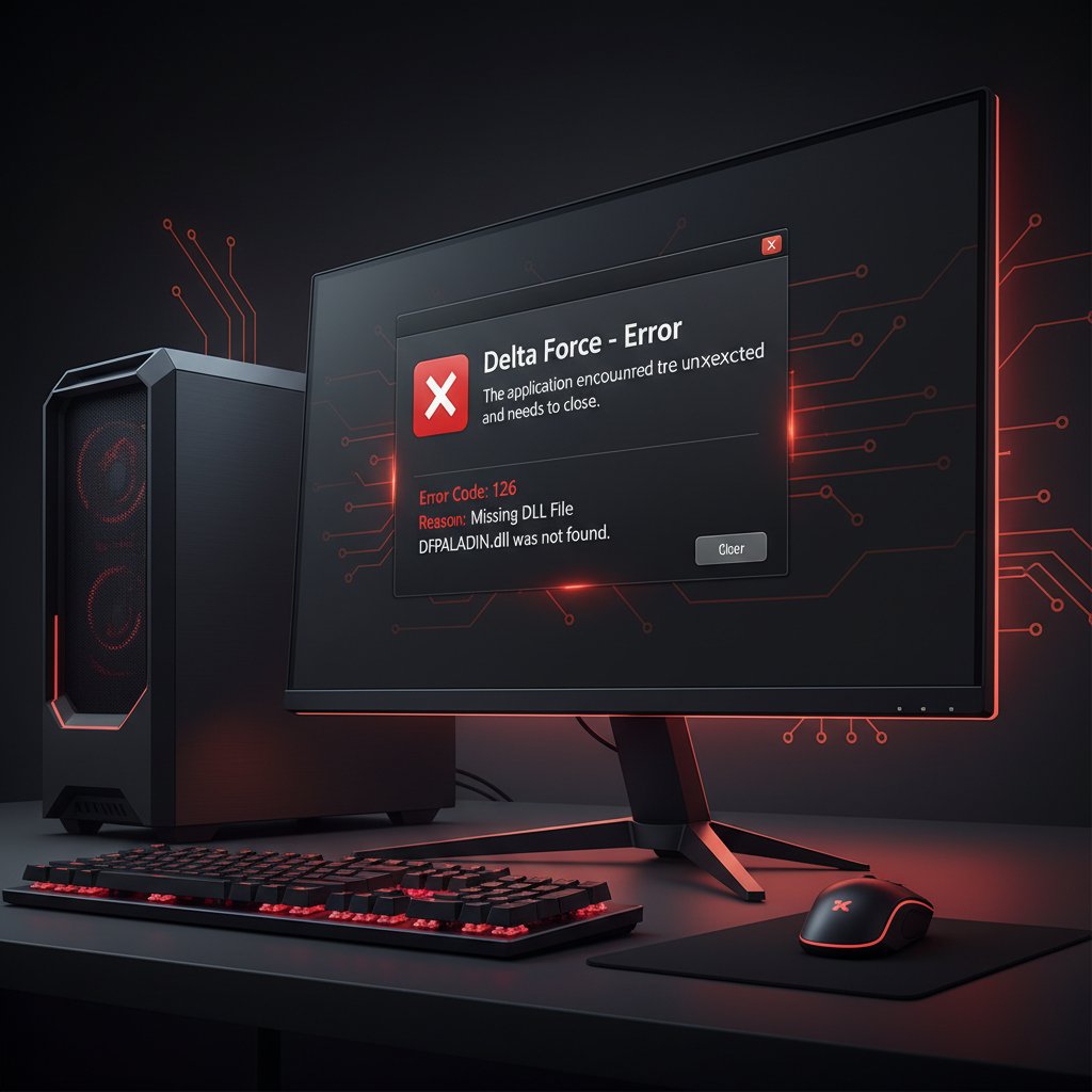 Delta Force Error Code 126 tdatamaster.dll Missing