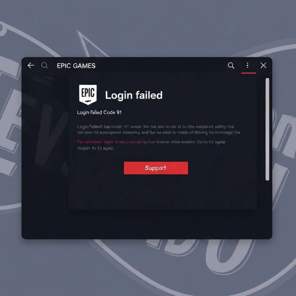 Fix Fortnite Login Failed Error Code 91 Unable Connect 2025