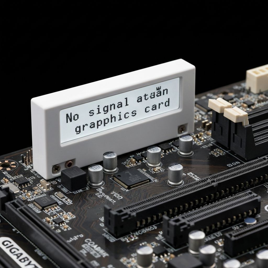 Gigabyte VGA LED White No Signal