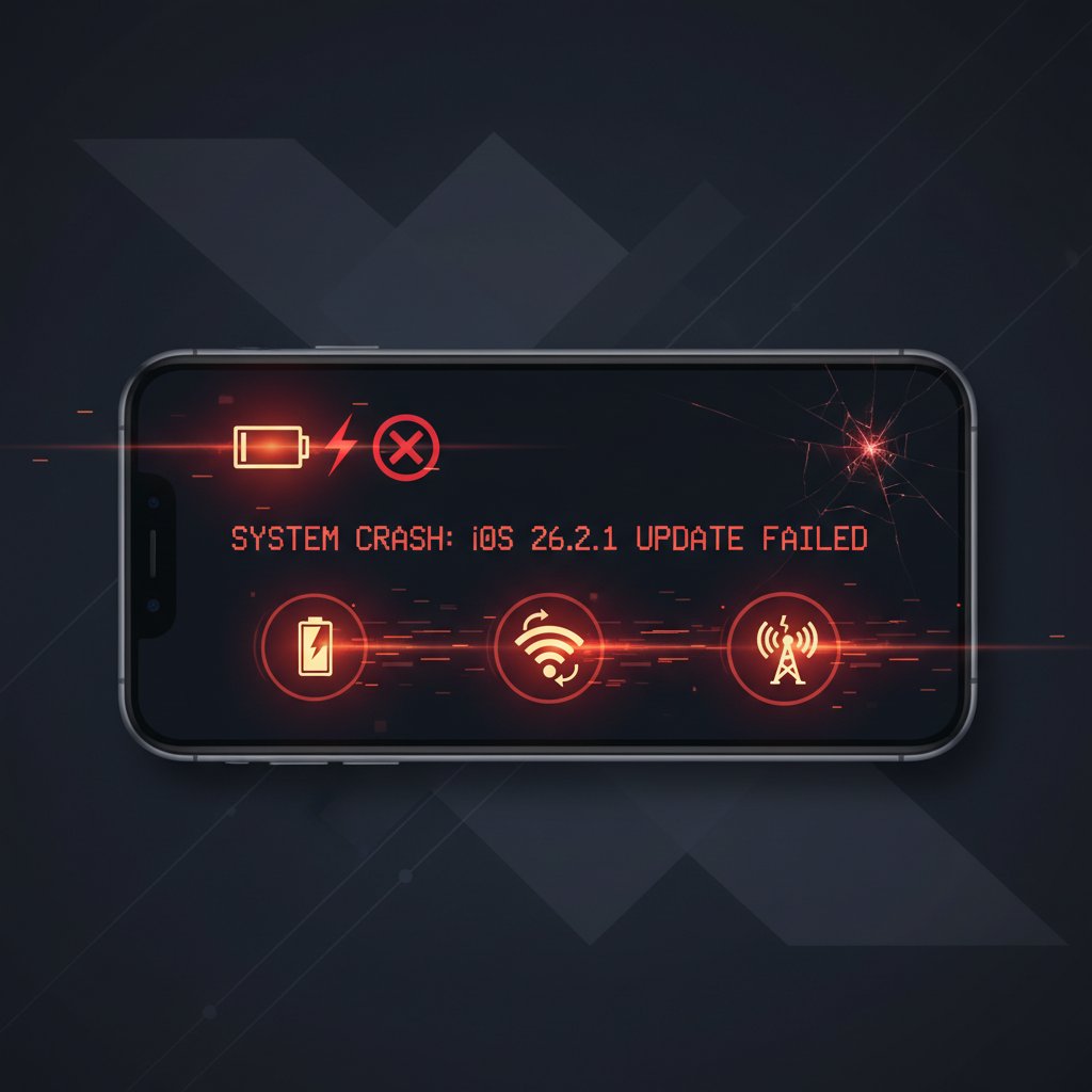 iOS 26.2.1 Crashes, Battery Drain and Network Failures