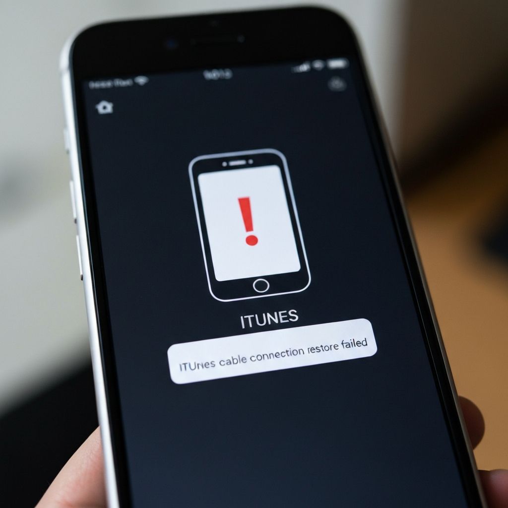 iPhone Error 4013 iTunes Cable