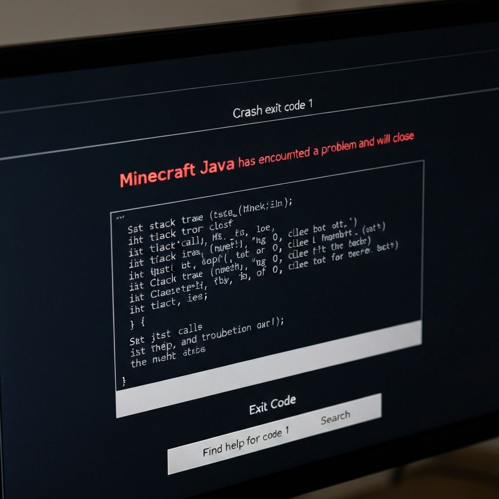 Minecraft Exit Code 1 Java 21