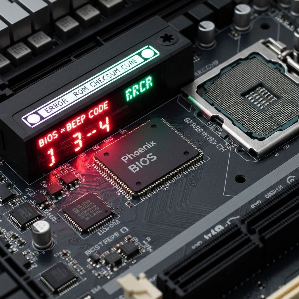 Phoenix BIOS Beep Code 1-1-4