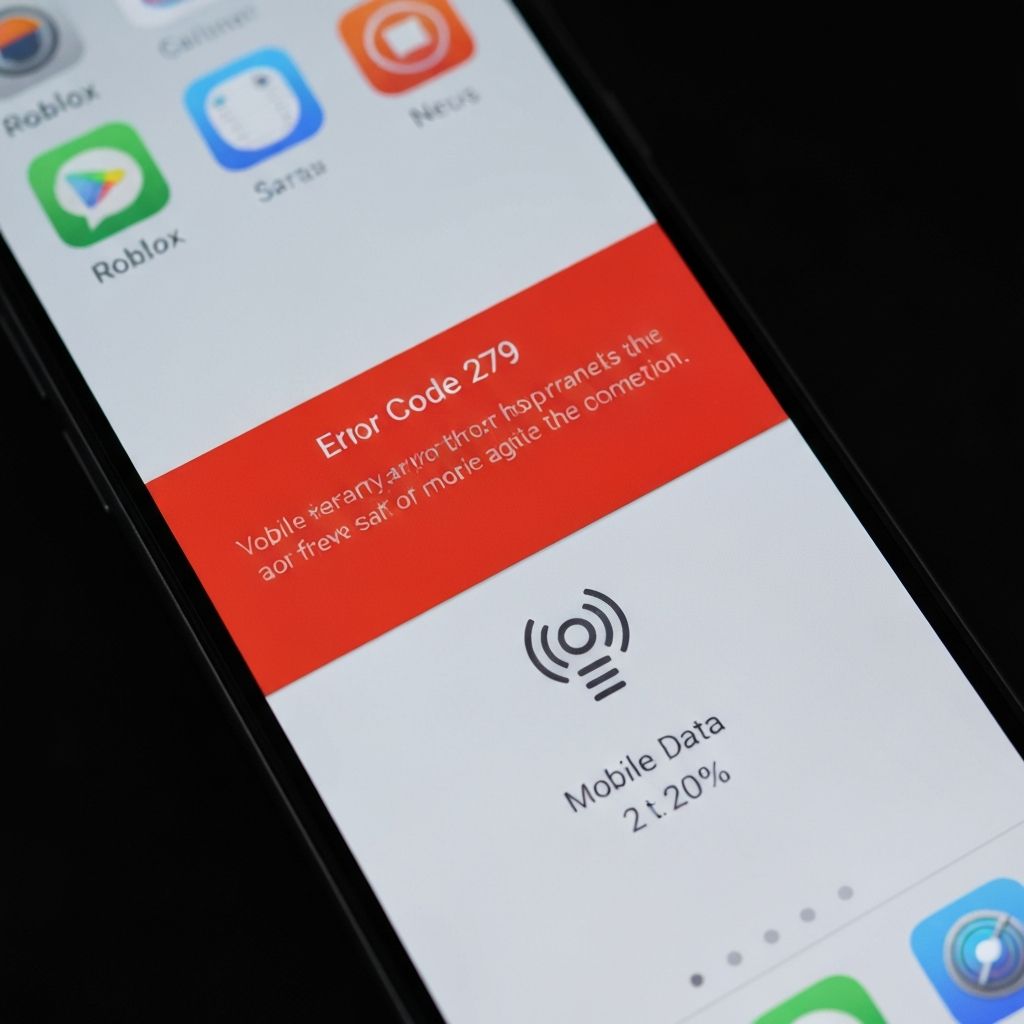 Fix Roblox Error Code 279 Mobile Data Connection 2025