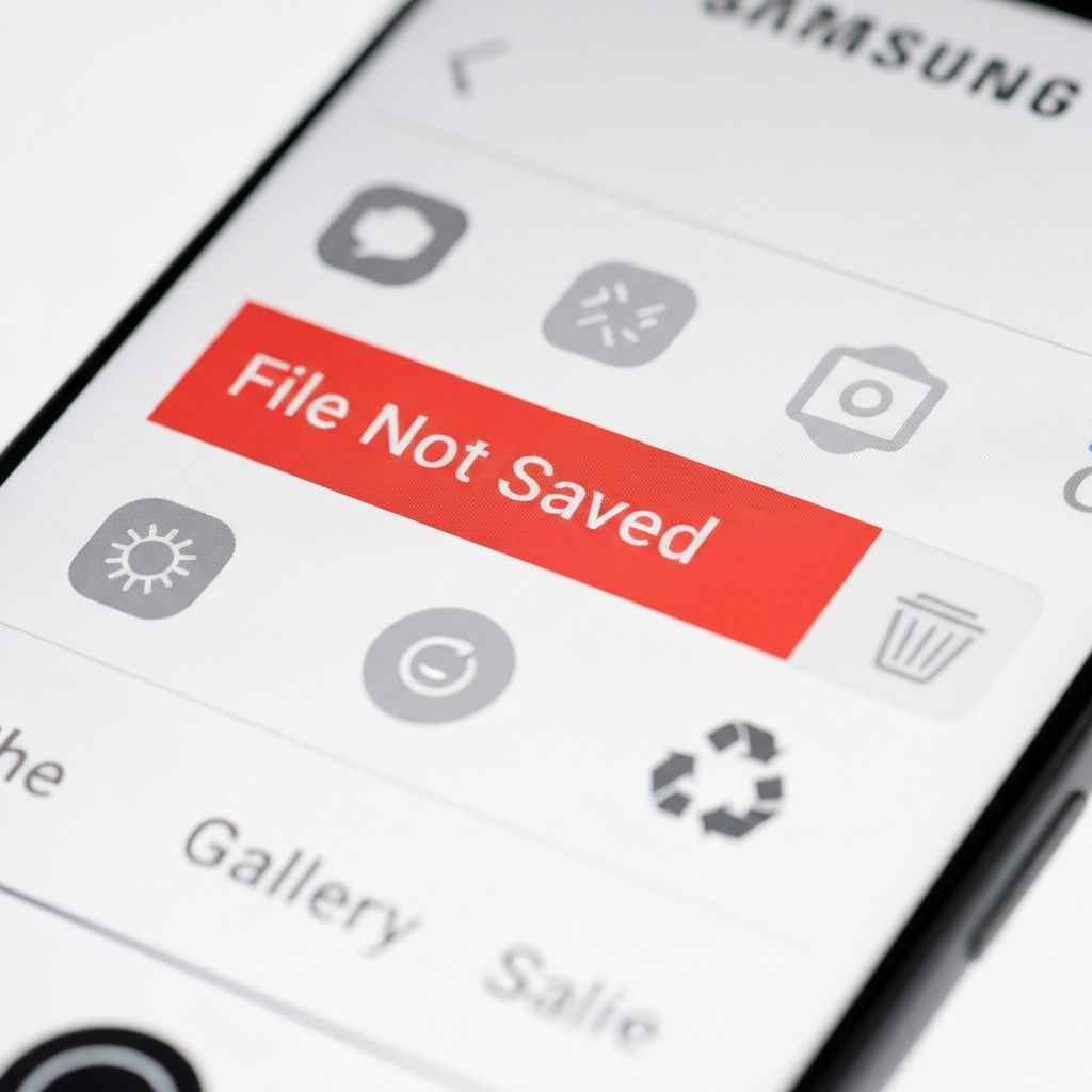 Samsung Galaxy Camera Failed Error Photo Won't Save 2025