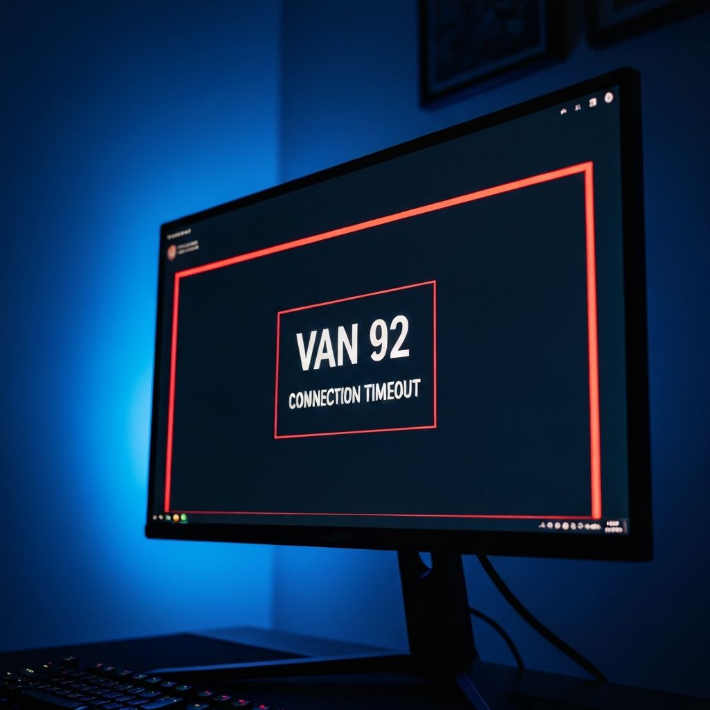 Fix Valorant VAN 92 Connection Timeout Error Fast 2025