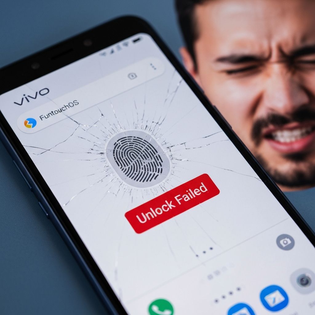 Vivo FuntouchOS Fingerprint Sensor Not Working Fix 2025