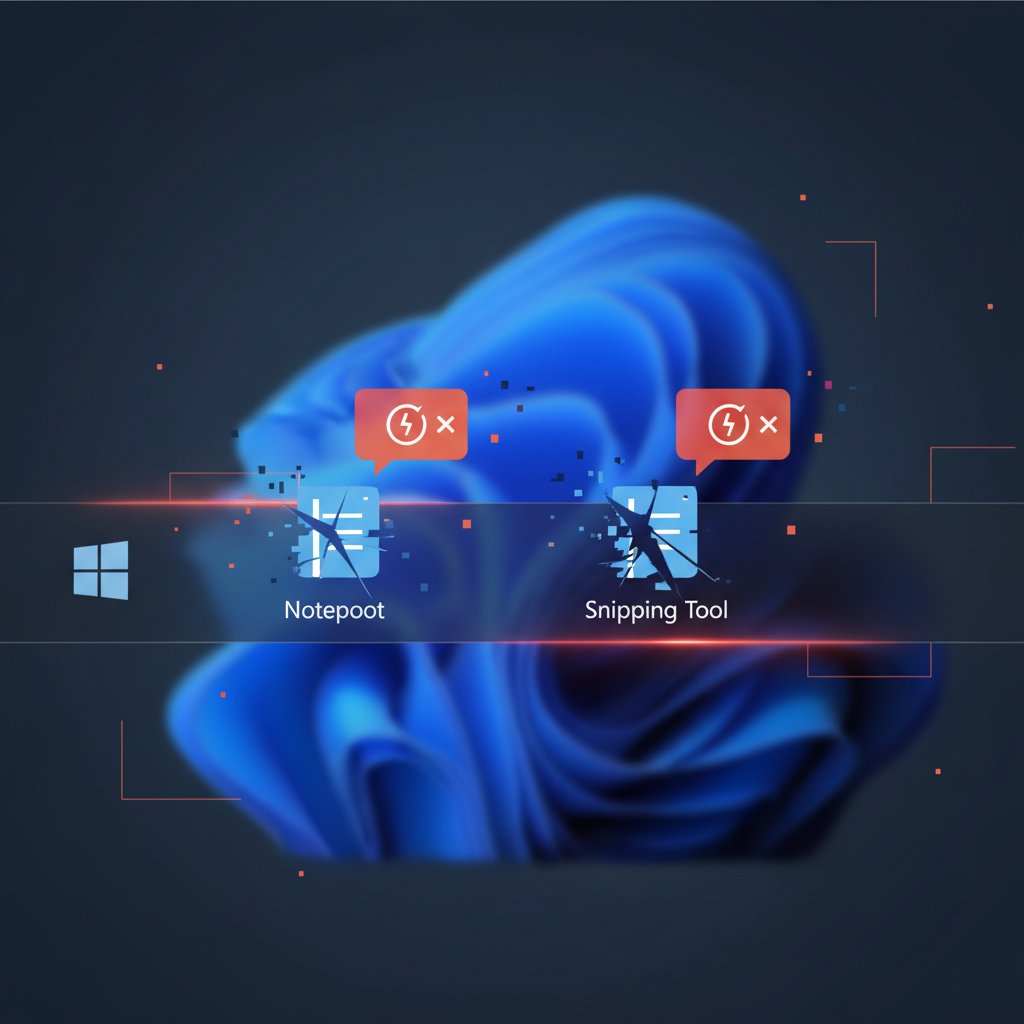 Windows 11 Error 0x803F8001 Notepad and Snipping Tool Not Working