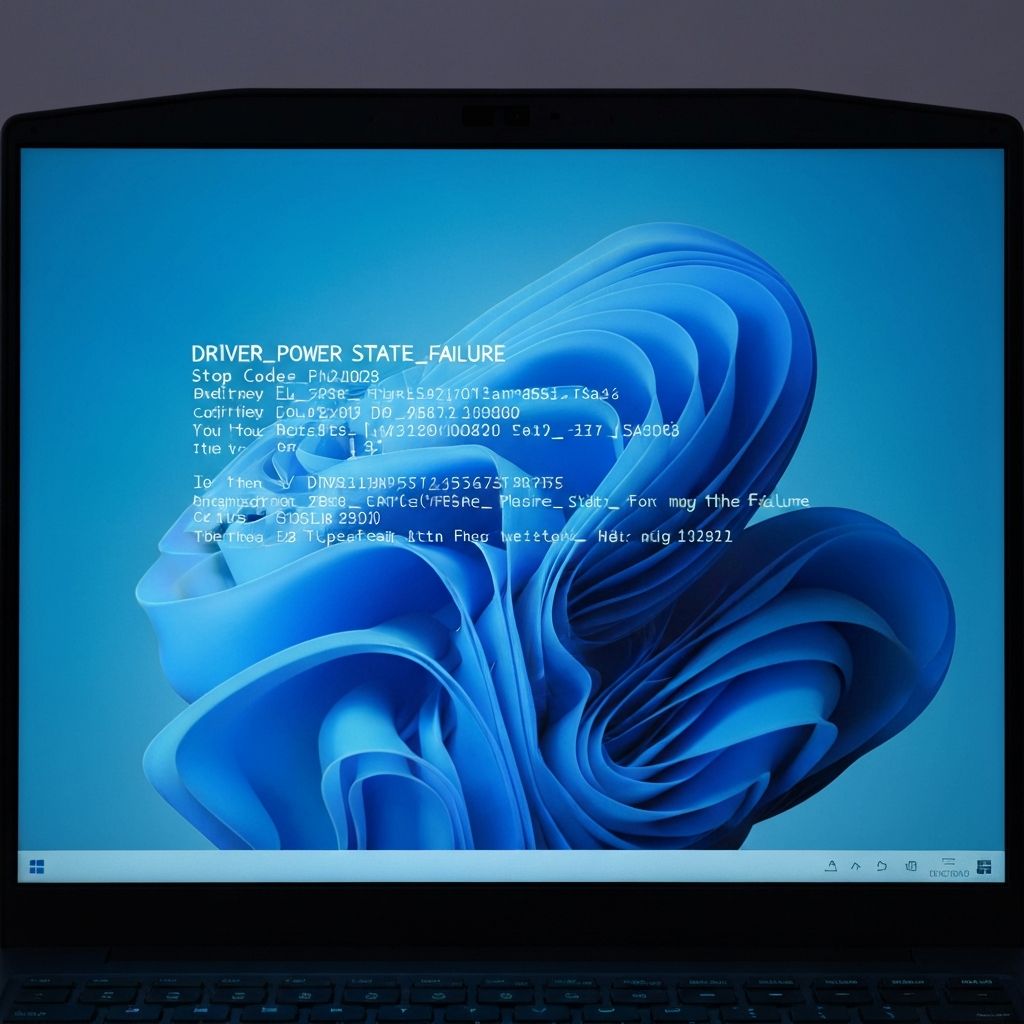 Windows 11 Driver Power State Failure