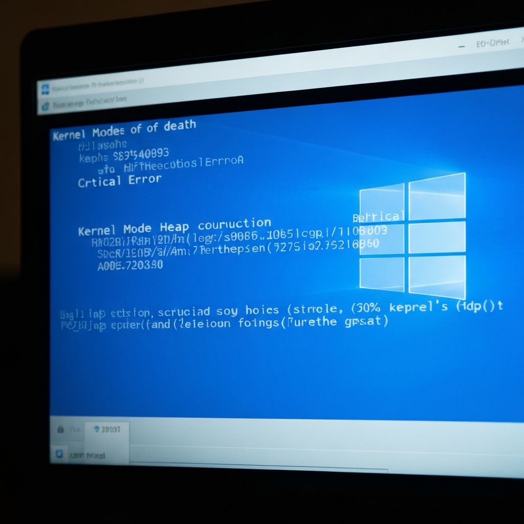 Fix Windows KERNEL MODE HEAP CORRUPTION BSOD Stop Code